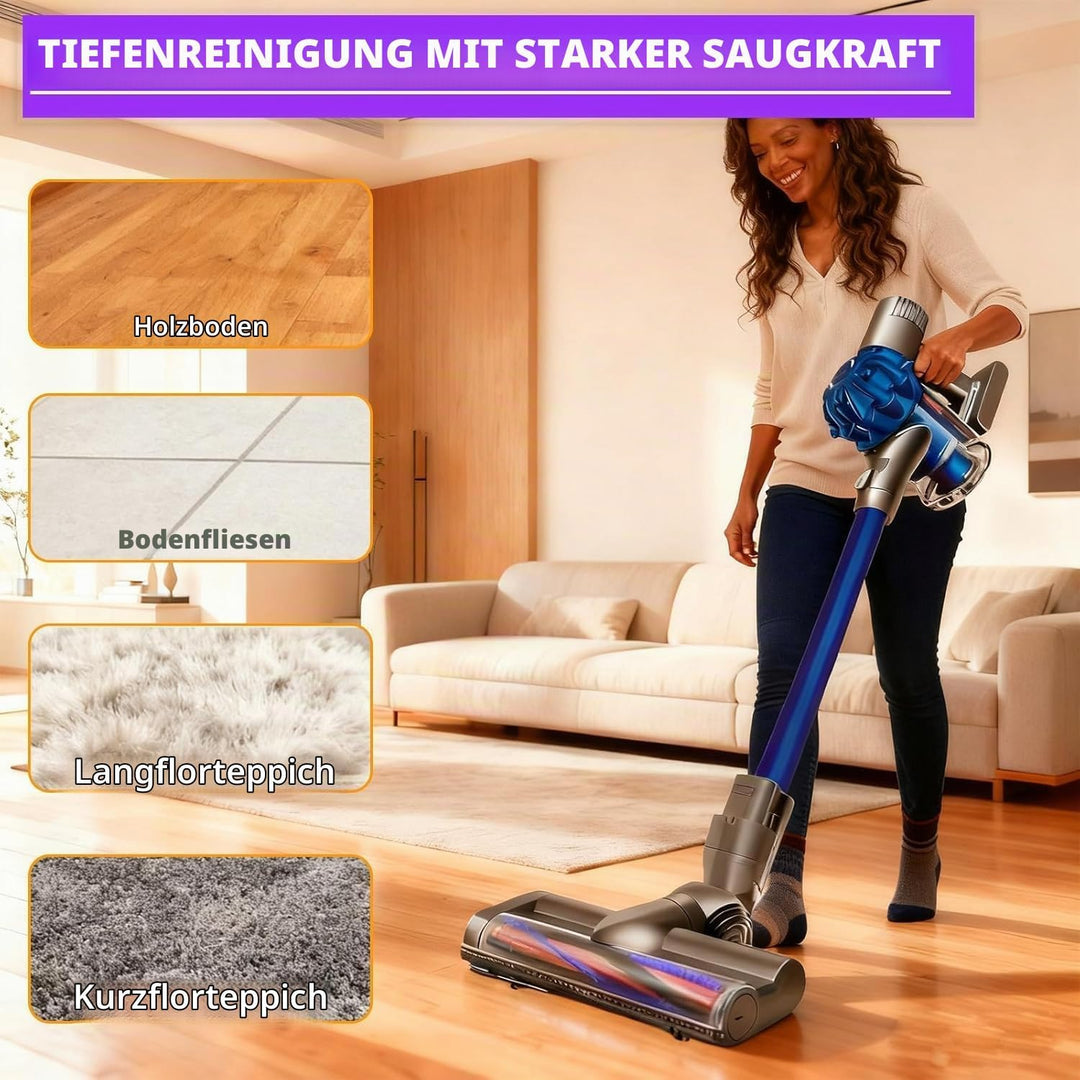 Bürste kompatibel für Dyson V6 DC58 DC59 DC62 DC72 DC74 SV04 SV06 Staubsauger Ersatzteile, Direktant