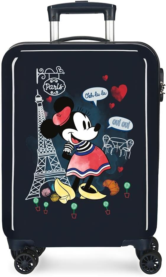 Disney Minnie Around The World, Gepäck für Kinder, Blau (Blue), 38 x 55 x 20 cm, blau, 38x55x20 cms,