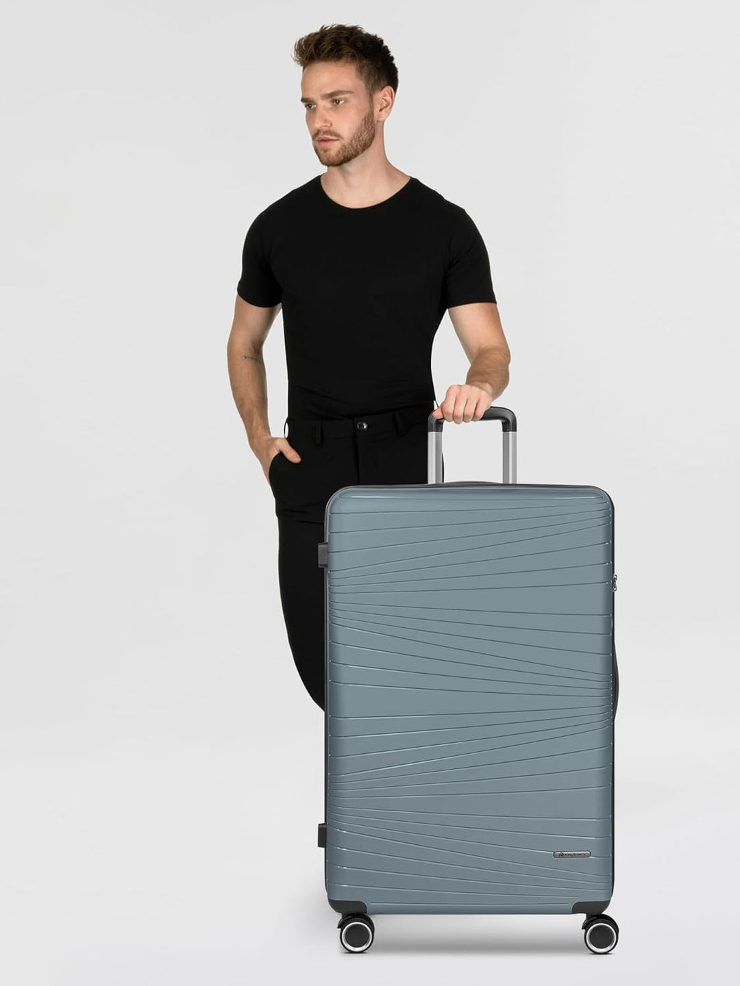 Franky Dallas 3.0 Hartschalen-Koffer gross | Trolley ausgestattet mit 4 Rollen, einem TSA-Schloss un