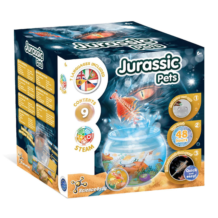 Science4you Jurassische Haustiere - Urzeitkrebse Züchten Set für Kinder mit Artemia Salzkreb (Famili