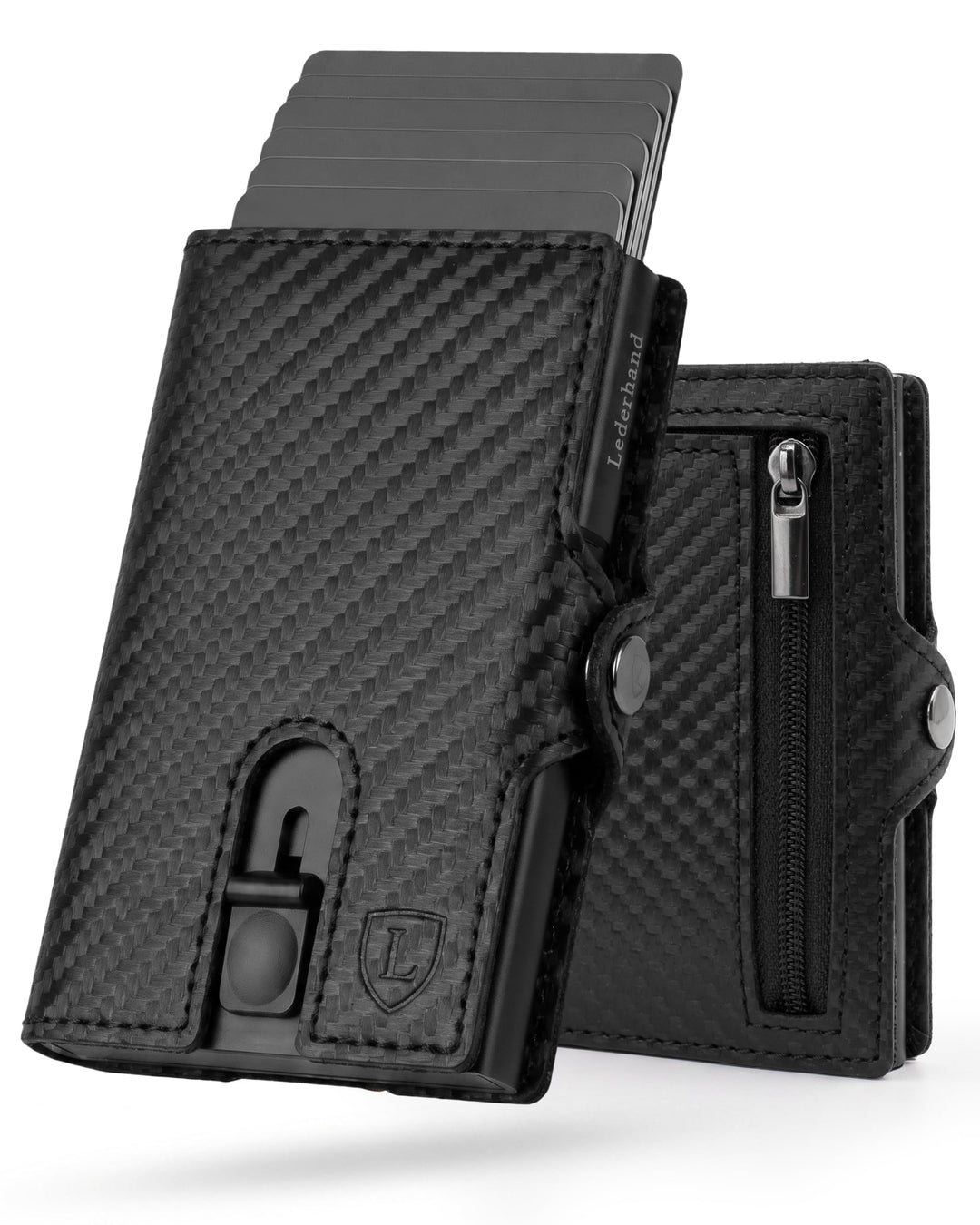 Lederhand® Aventus Wallet – Premium Leder Geldbörse handgemacht für Herren und Damen Portemonnaie Al