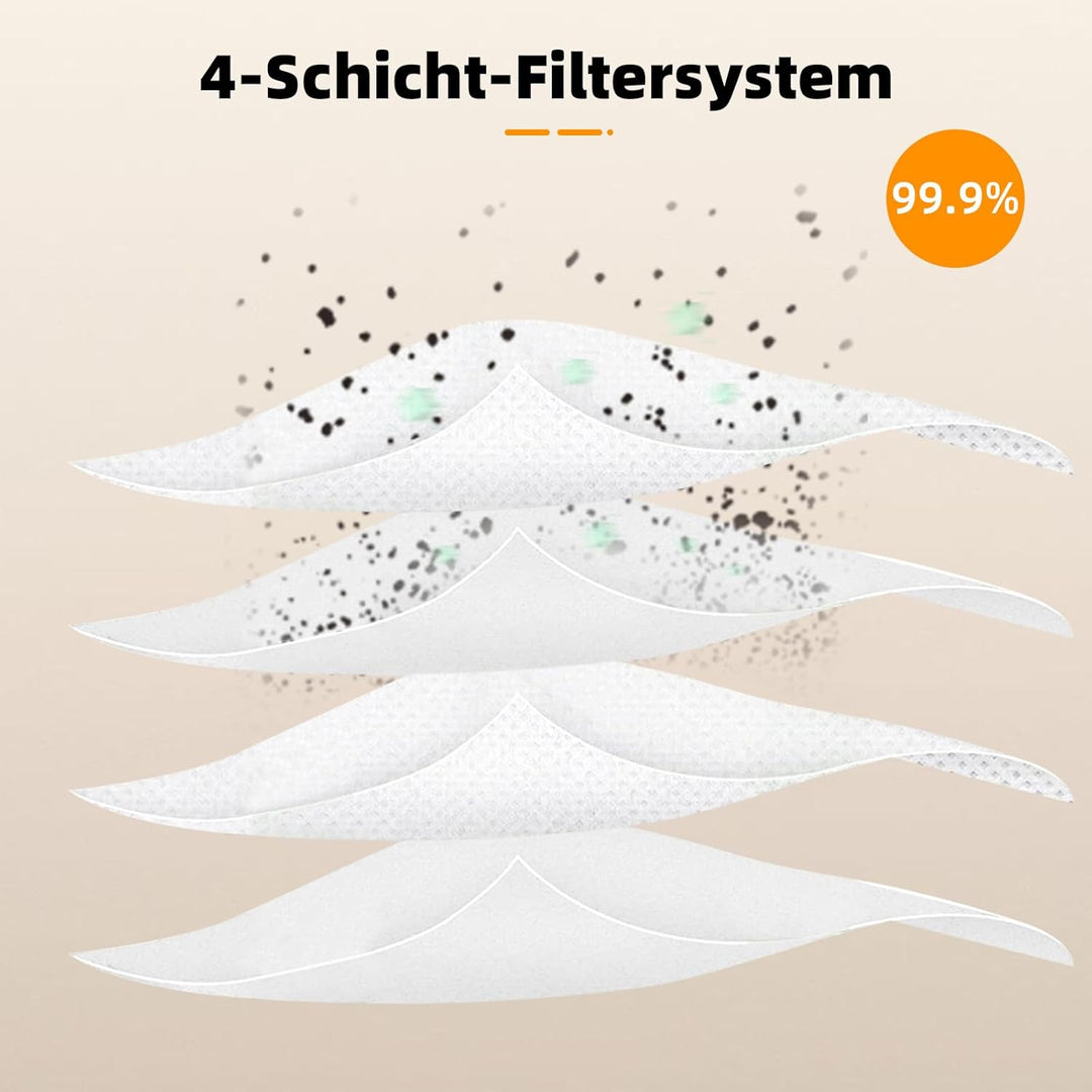 10 Stück Staubbeutel für Dreame L10s Pro Ultra Heat / X40 Ultra Complete Roboter Staubsauger, 3,2L G