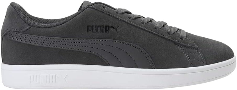 PUMA Unisex Smash V2 Sneaker 36 EU Castlerock Puma Schwarz Puma Weiss, 36 EU Castlerock Puma Schwarz