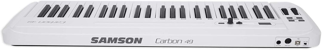 Samson Carbon 49 USB/MIDI Controller Masterkeyboard 49 Tasten inkl. Native Elements Software, Schwar