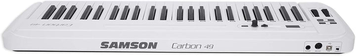 Samson Carbon 49 USB/MIDI Controller Masterkeyboard 49 Tasten inkl. Native Elements Software, Schwar