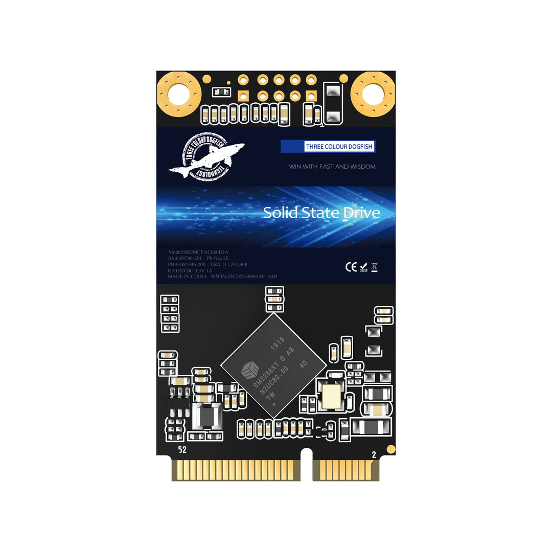 SSD-SATA, mSATA, 128 GB, Dogfish internes Solid-State-Laufwerk, Hochleistungs-Festplatte für Desktop