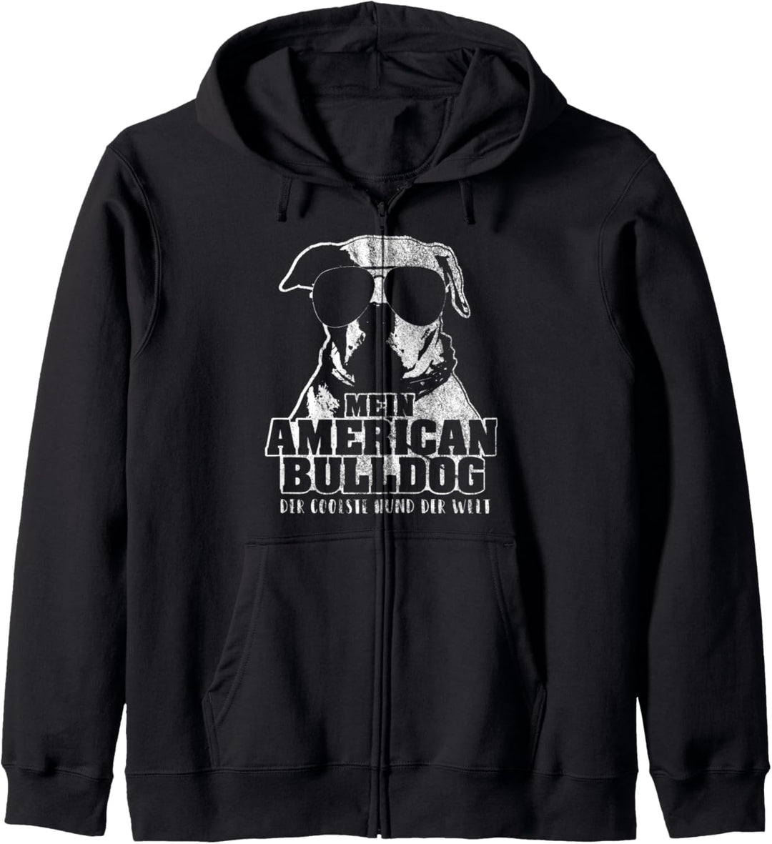 Mein American Bulldog der coolste Hund der Welt Kapuzenjacke
