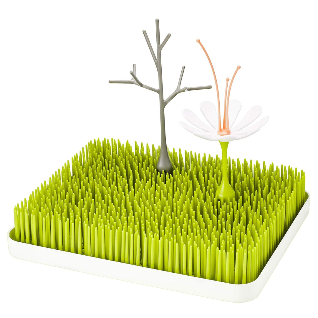 Boon LAWN& TWIG & STEM Trockengestell, Abtropfgestell 3er Set, Stylisches Trockengestell für Geschir