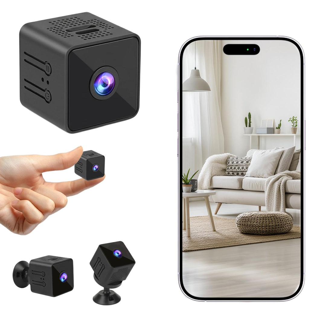 Kamera 1080P WLAN Innen, App Steuerung, Nachtsicht, Zuhause | Live Übertragung per Handy App, Bewegu