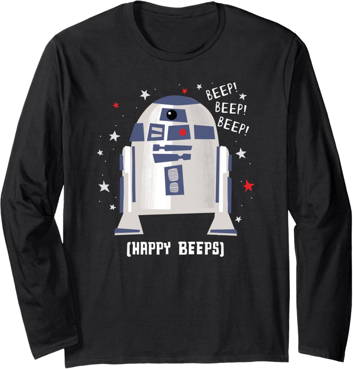 Star Wars R2-D2 Happy Beeps Langarmshirt