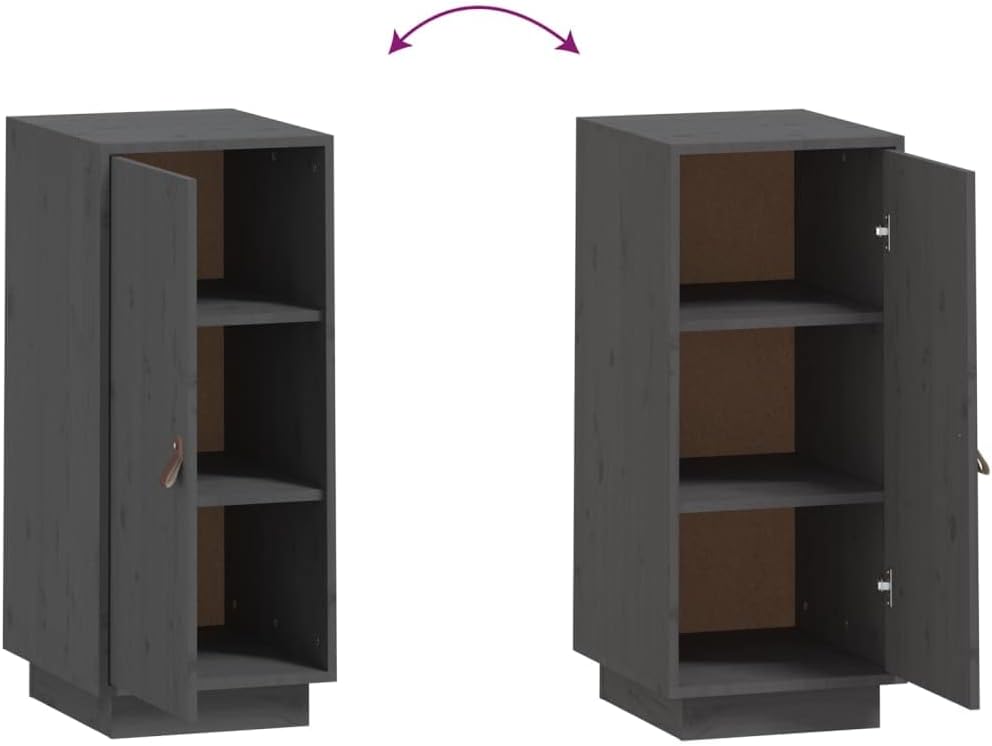 FIRBNUS Badezimmerschrank Aufbewahrungsschrank 34x40x75 cm mit 3 Fächer und Tür Beistellschrank Beis