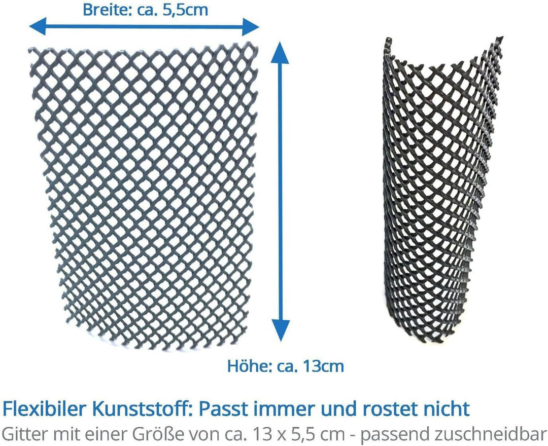 Fugenlüfter 13cm hoch (50 Stück) I Fugengitter - Schutz der Stossfugen des Klinkers vor Bienen, Wesp