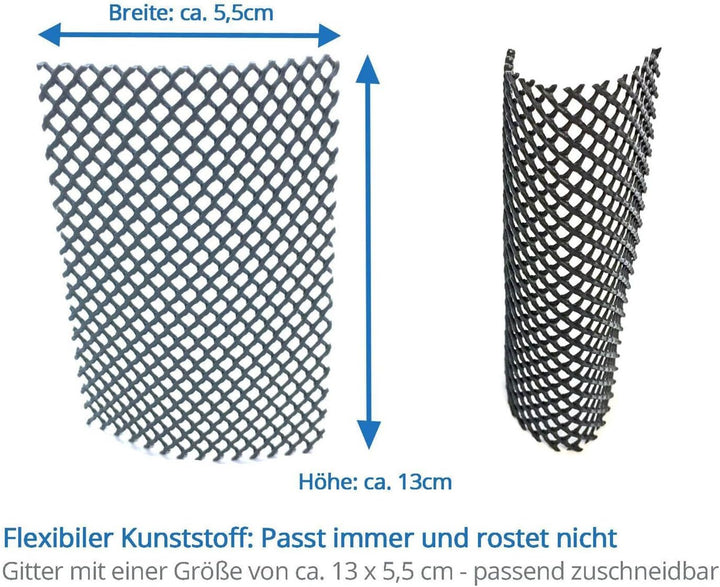 Fugenlüfter 13cm hoch (50 Stück) I Fugengitter - Schutz der Stossfugen des Klinkers vor Bienen, Wesp