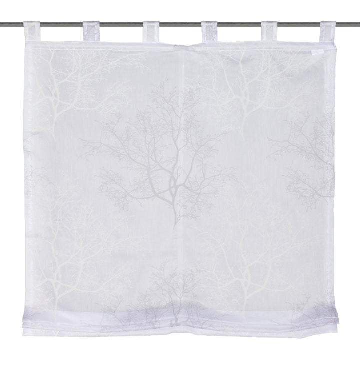 Home Fashion Schlaufenrollo, Grau