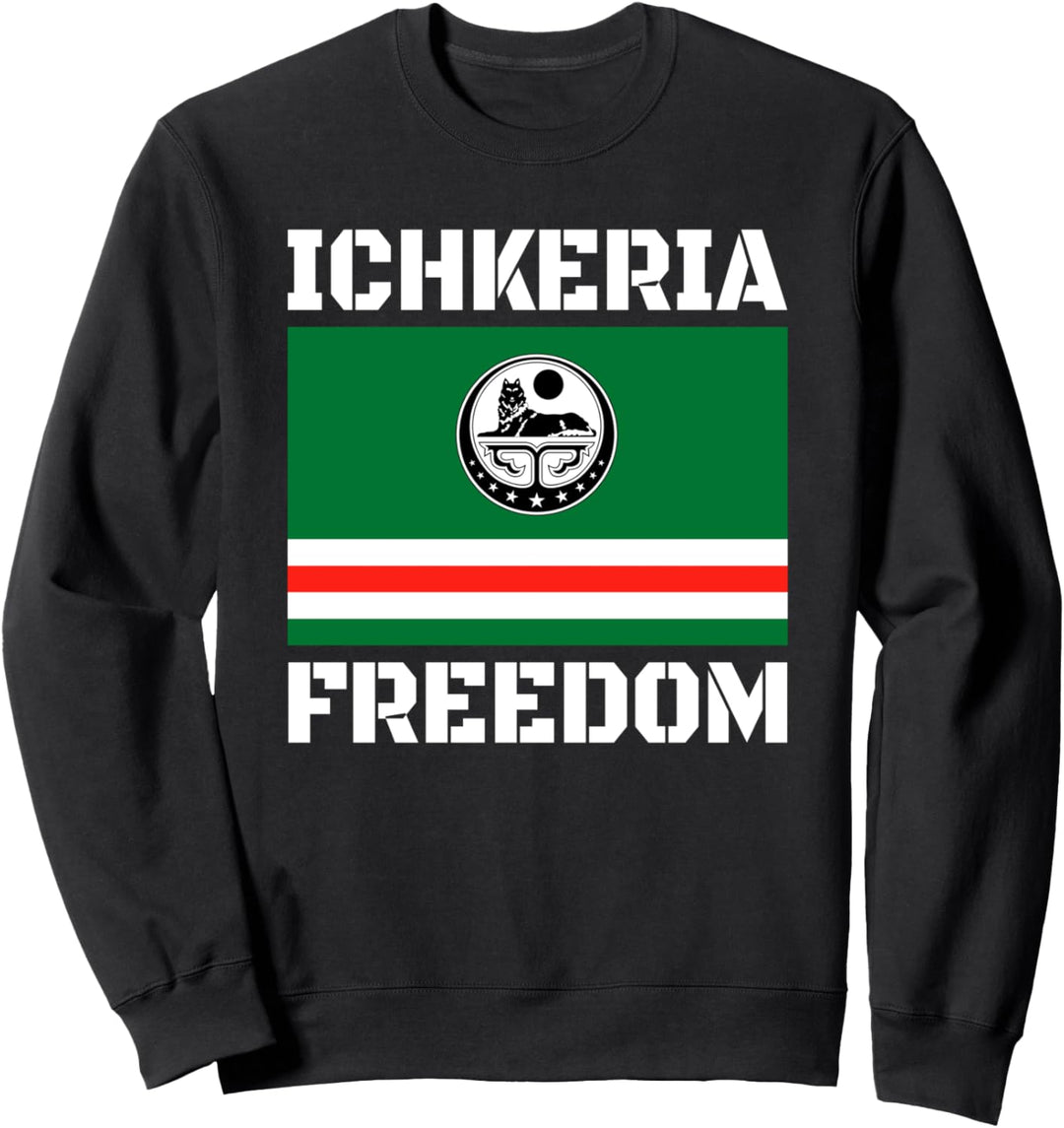 ITSCHKERIA FREIHEIT Flagge Tschetschenische Republik Sweatshirt