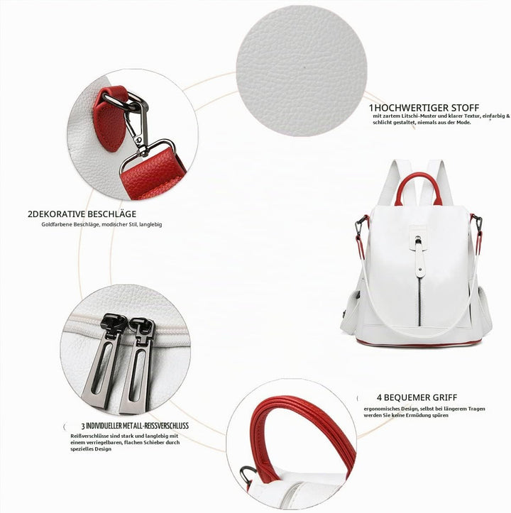 BUKESIYI Damen Tasche Rucksack Handtasche Frauen backpack Klein Anti Diebstahl Schulrucksack Laptop
