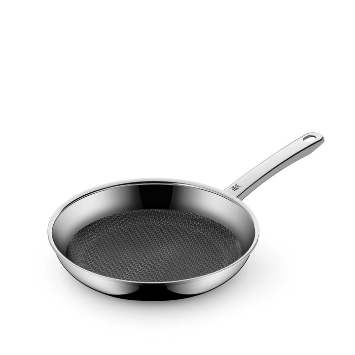 WMF Profi Resist Bratpfanne Induktion 24 cm, Mehrschichtmaterial beschichtet, Wabenstruktur, Edelsta