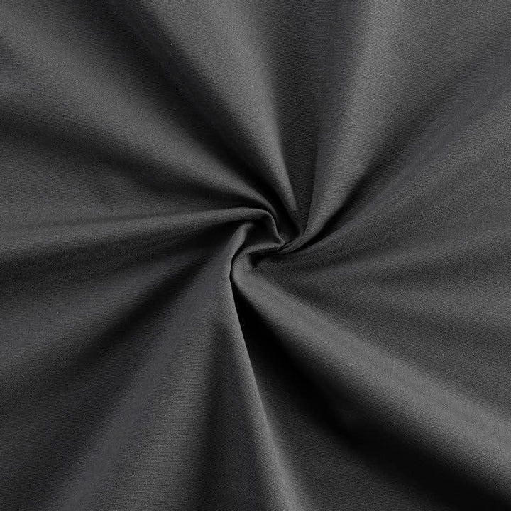 Betthusse 200x200 Grau - 4 Rüschen von 30 cm für Erwachsenenbett – Bettrock 200 x 200 cm, Lattenrost