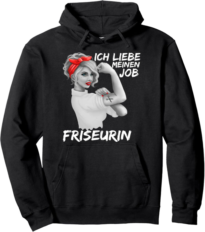 Friseurin Ich Liebe Meinen Job Friseur Salon Pullover Hoodie