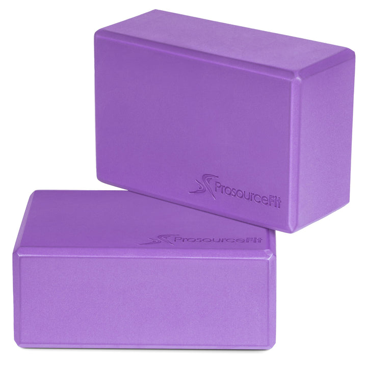 ProsourceFit Uni-Erwachsene Foam Yoga-Blöcke aus Schaumstoff Violett, violett