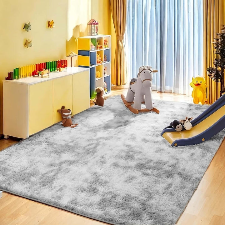 SUBEEN Teppiche, weiche Schlafzimmerteppiche, rutschfeste, Flauschige Wohnzimmerteppiche, rechteckig