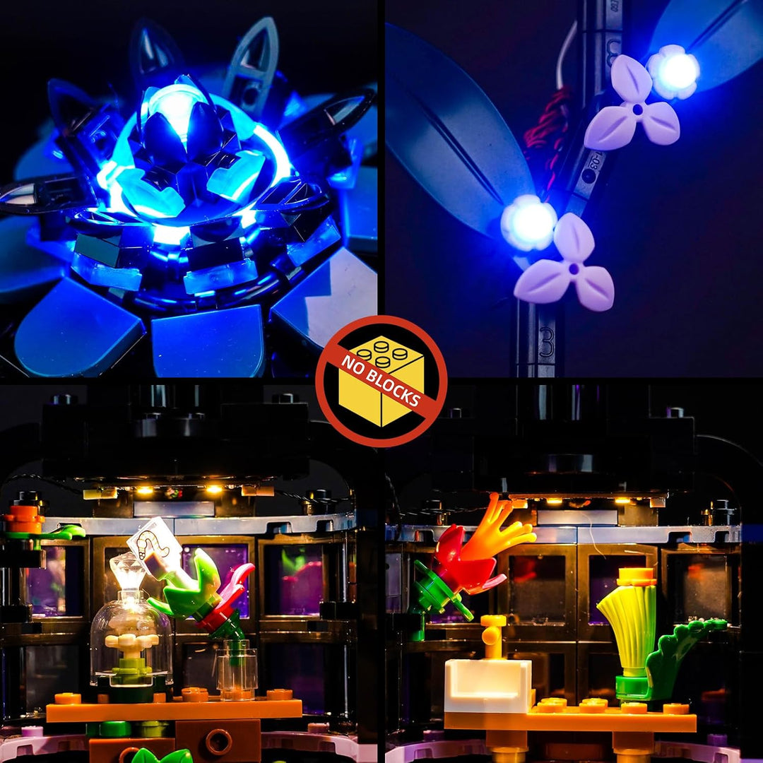 Led Licht Set Kompatibel mit Lego 76784 Black Dahlia Flower (Kein Modell), Dekorationsbeleuchtungsse