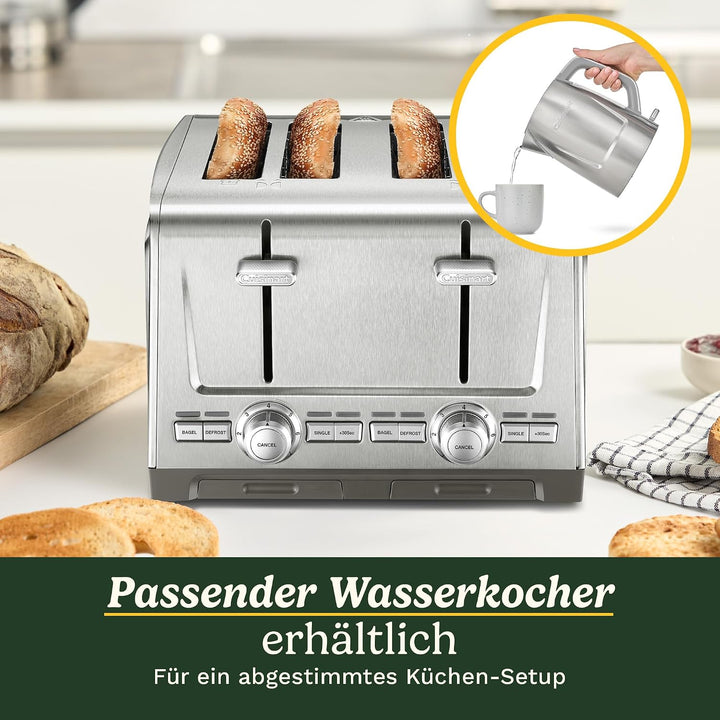Core Collection 4 Slice Metal Toaster