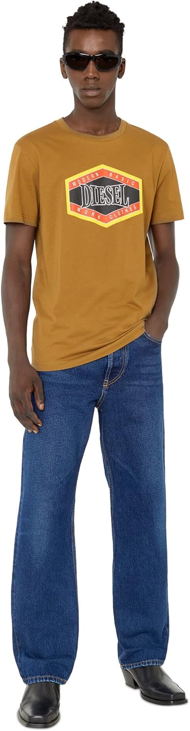 Diesel Herren T-Shirt XXS 5 Q-0 Grad, XXS 5 Q-0 Grad