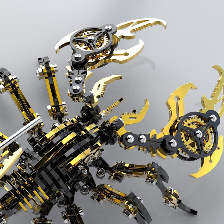 Bunte 3D Metall Puzzle Skorpion für Erwachsene, DIY 3D Metall Mechanisches Modell Erwachsener mit We