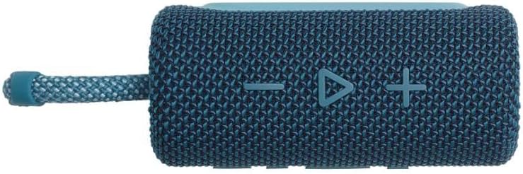 JBL GO 3 kleine Bluetooth Box in Blau – Wasserfester, tragbarer Lautsprecher für unterwegs – Bis zu