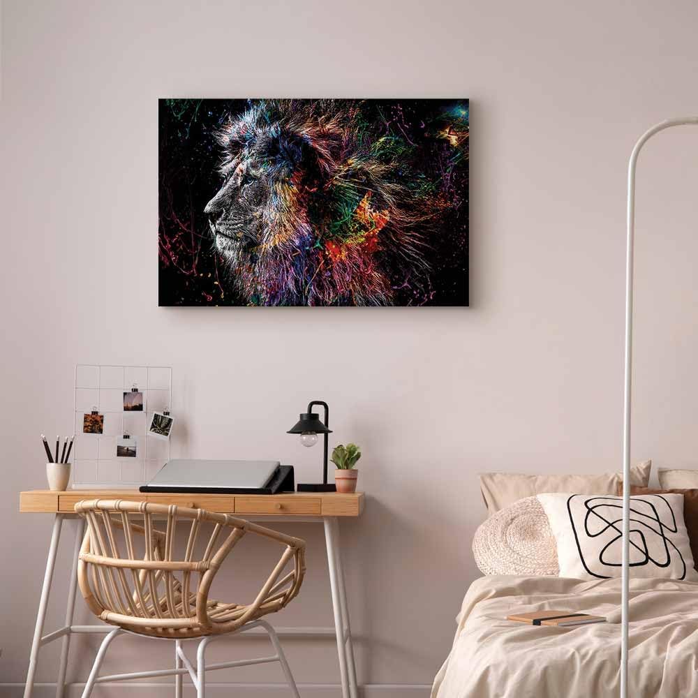 murando Akustikbild Tiere Bilder Akustikschaum Hochleistungsschallabsorber Schallschutz Leinwand 1 t
