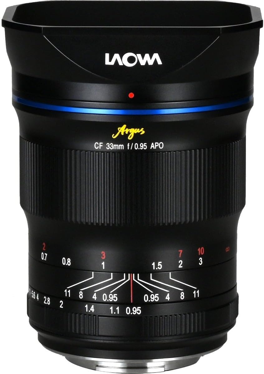 LAOWA Argus CF APO Objektiv 33 mm f/0.95 kompatibel mit Canon RF