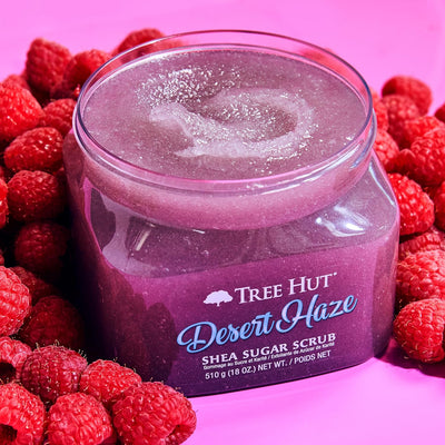 Tree Hut Desert Haze Shea Sugar Scrub, 510.3 g, Ultra Hydrating and Peeling Scrub for Nourishing Ess