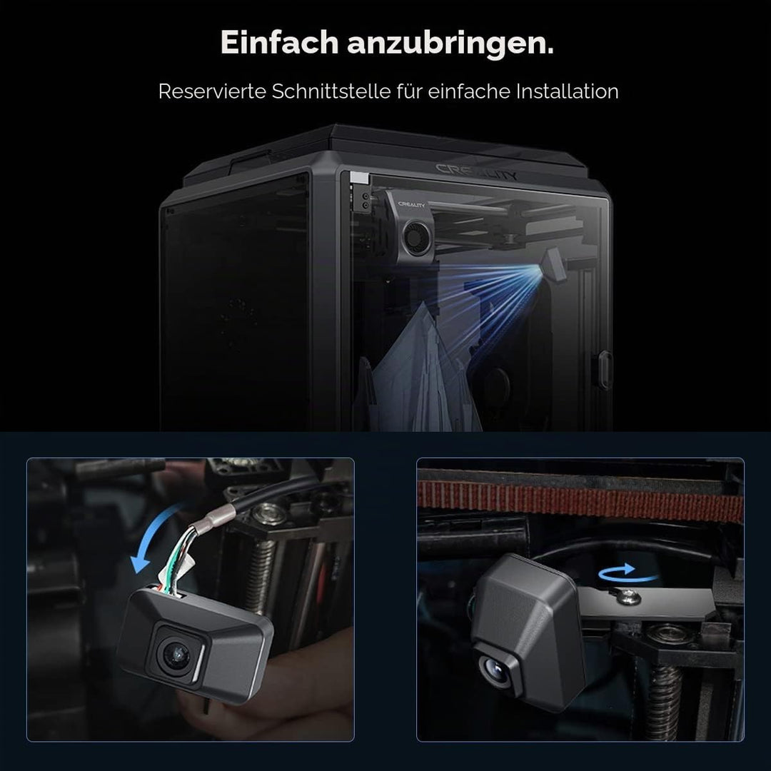 chitu systems Offizielle K1 AI-Kamera für Creality, 3D-Drucker-Kamera, kompatibel mit Creatily K1/K1