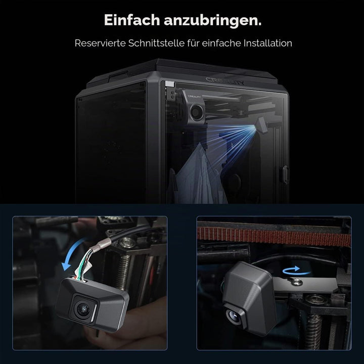 chitu systems Offizielle K1 AI-Kamera für Creality, 3D-Drucker-Kamera, kompatibel mit Creatily K1/K1