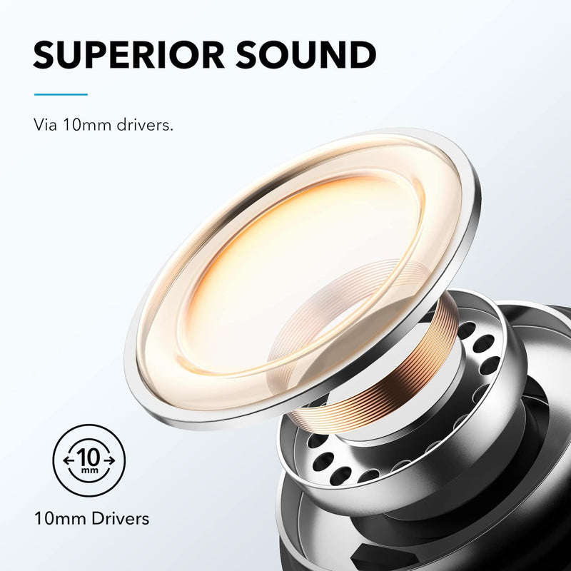 Soundcore by Anker P3i Bluetooth Kopfhörer, In Ear Kopfhörer kabellos, Hybride Aktive Geräuschunterd