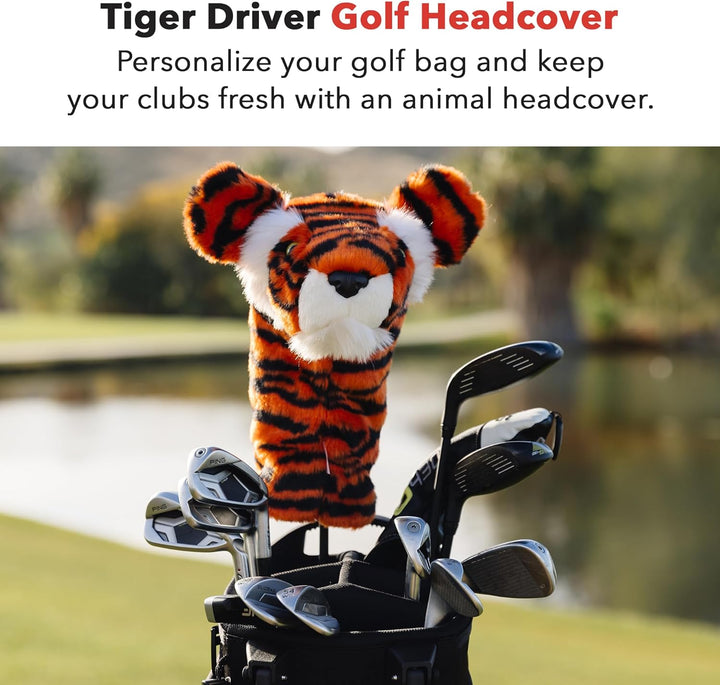 Daphne’s Headcovers Tiger Headcover Funny Golf Club Cover Stylish Protection for Club Driver Headcov