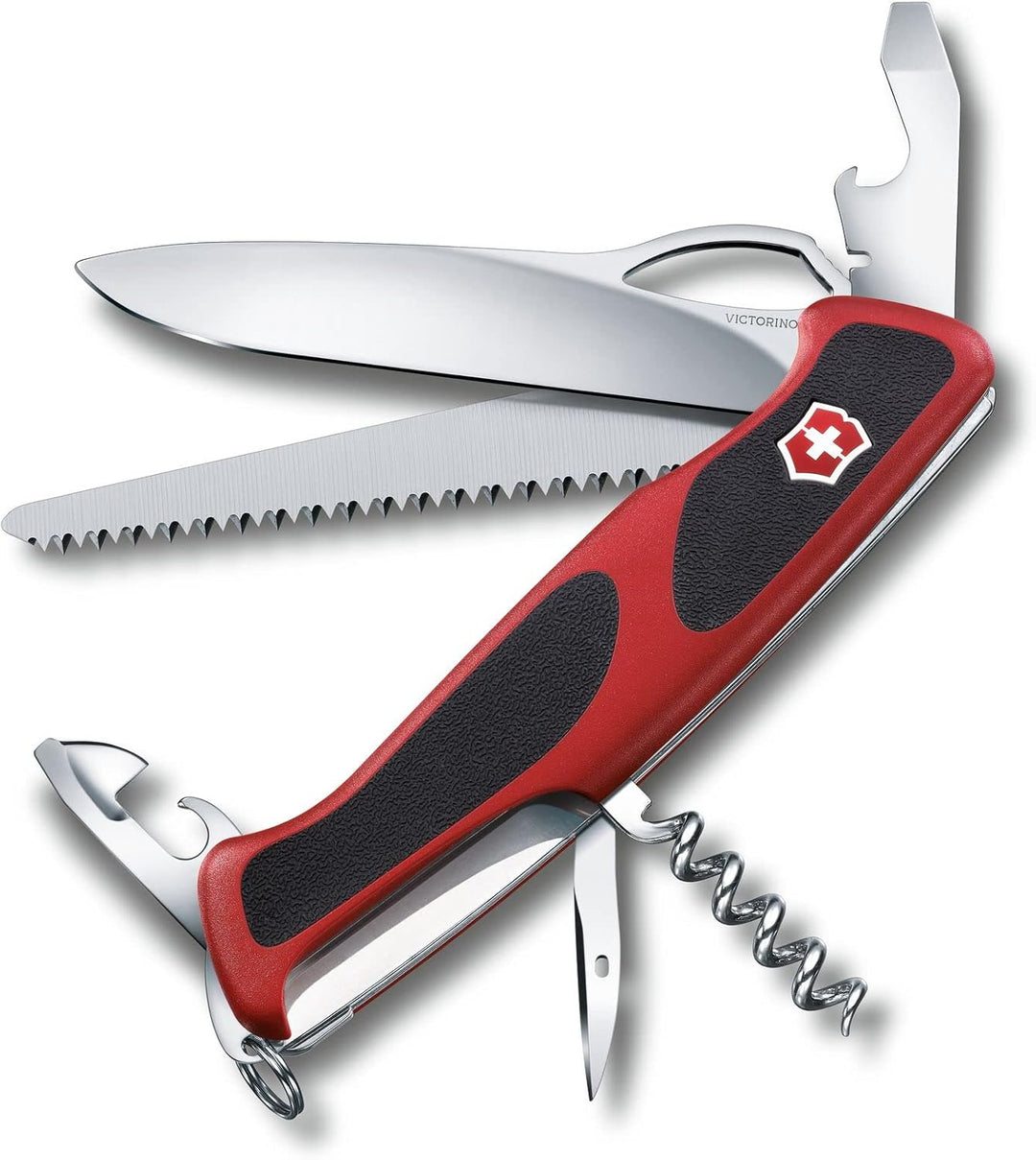 Victorinox, Schweizer Taschenmesser, Ranger 79 M, Multitool, 12 Funktionen, Klinge, gross, Dosenöffn