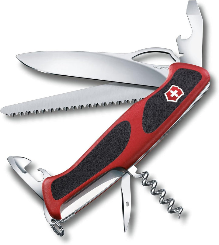 Victorinox, Schweizer Taschenmesser, Ranger 79 M, Multitool, 12 Funktionen, Klinge, gross, Dosenöffn
