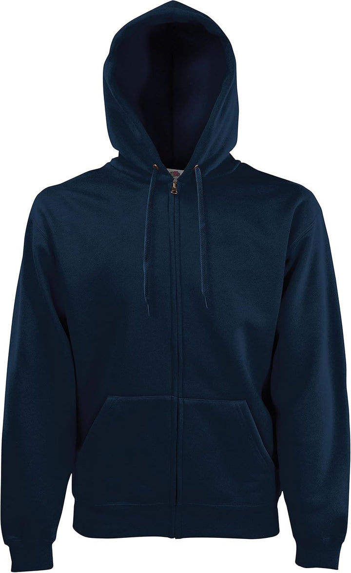KAPUZENJACKE SWEATSHIRT FRUIT OF THE LOOM S M L XL XXL XXL,Blau
