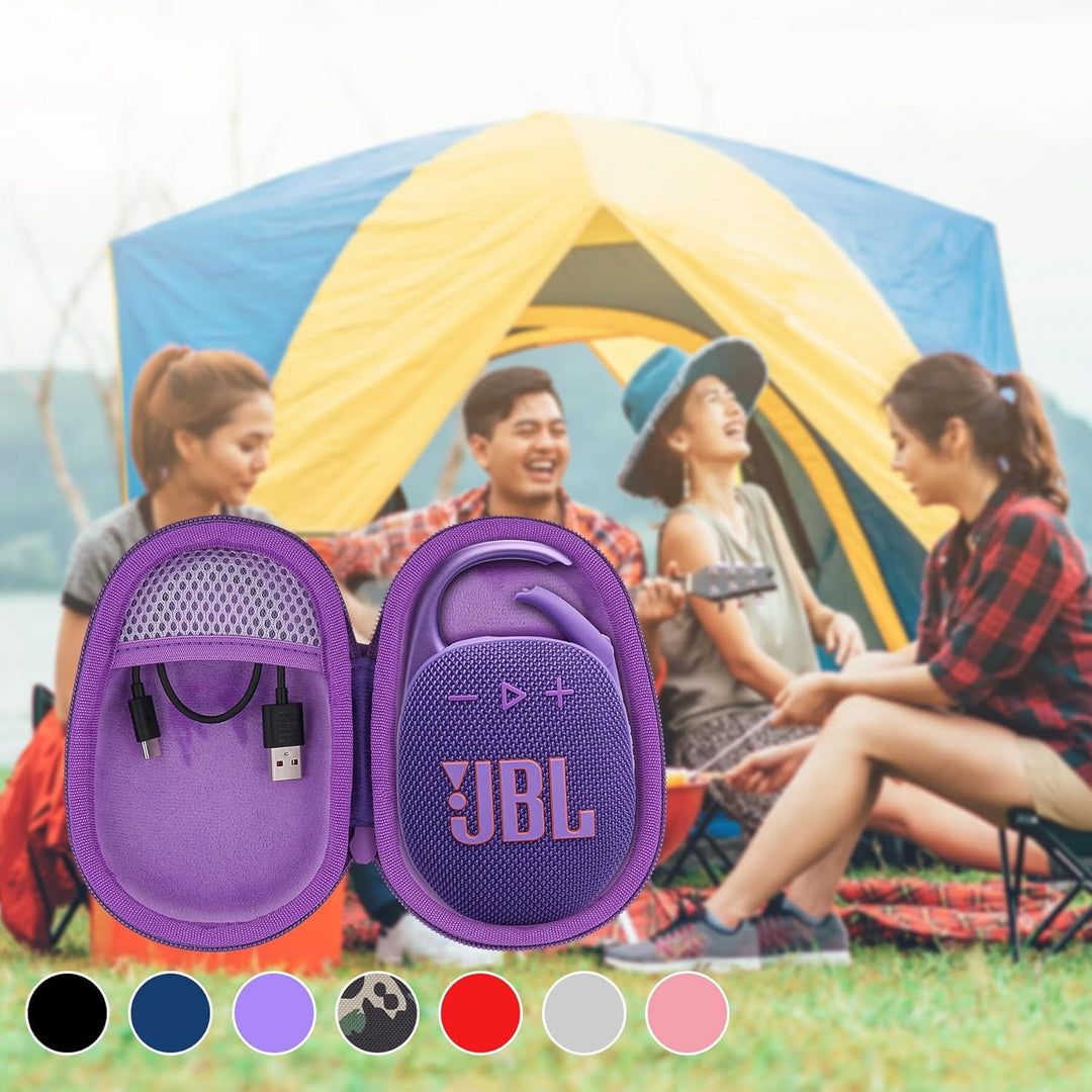 co2CREA Hart Reise Schutz Hülle Etui Tasche für JBL Clip 5 /JBL Clip 4 / JBL Clip 4 Eco Tragbare Blu