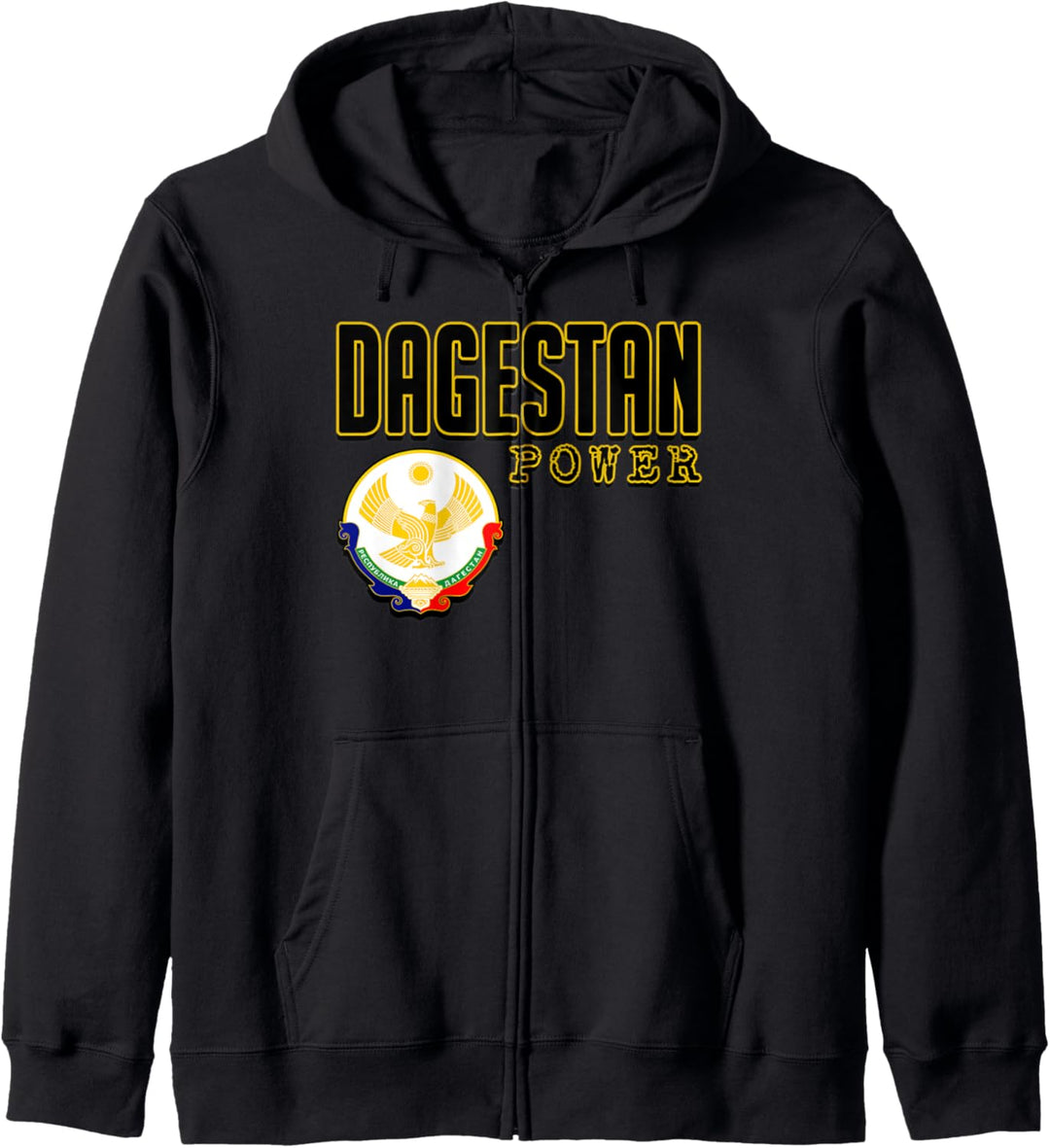 Dagestan Map, Cool Dagestan Flag Design, Dagestan Kapuzenjacke