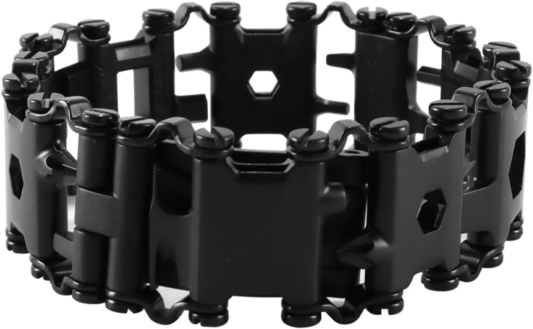 29-in-1-Multifunktionswerkzeug aus Edelstahl, Armband, Schraubendreher, Schraubenschlüssel, Flaschen