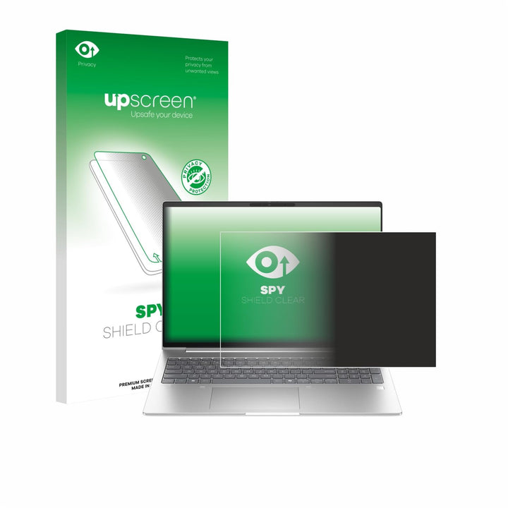 upscreen Anti-Spy Blickschutzfolie für HP EliteBook 6 G1a 16" Made in Germany, Privacy Screen Displa