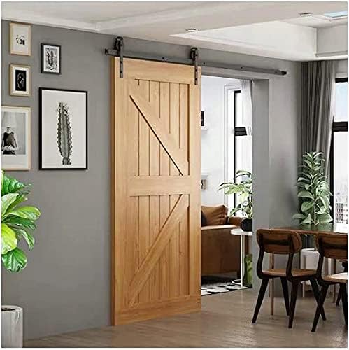 WDB Schiebetürbeschlag Schiebetürsystem - Barn Door Schiebetür Laufschienen - Komplett Set für Eine
