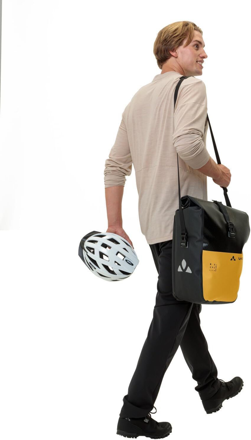 VAUDE Fahrradtaschen für Gepäckträger Aqua Back Color (Rec), in gelb, 2X Hinterradtasche wasserdicht