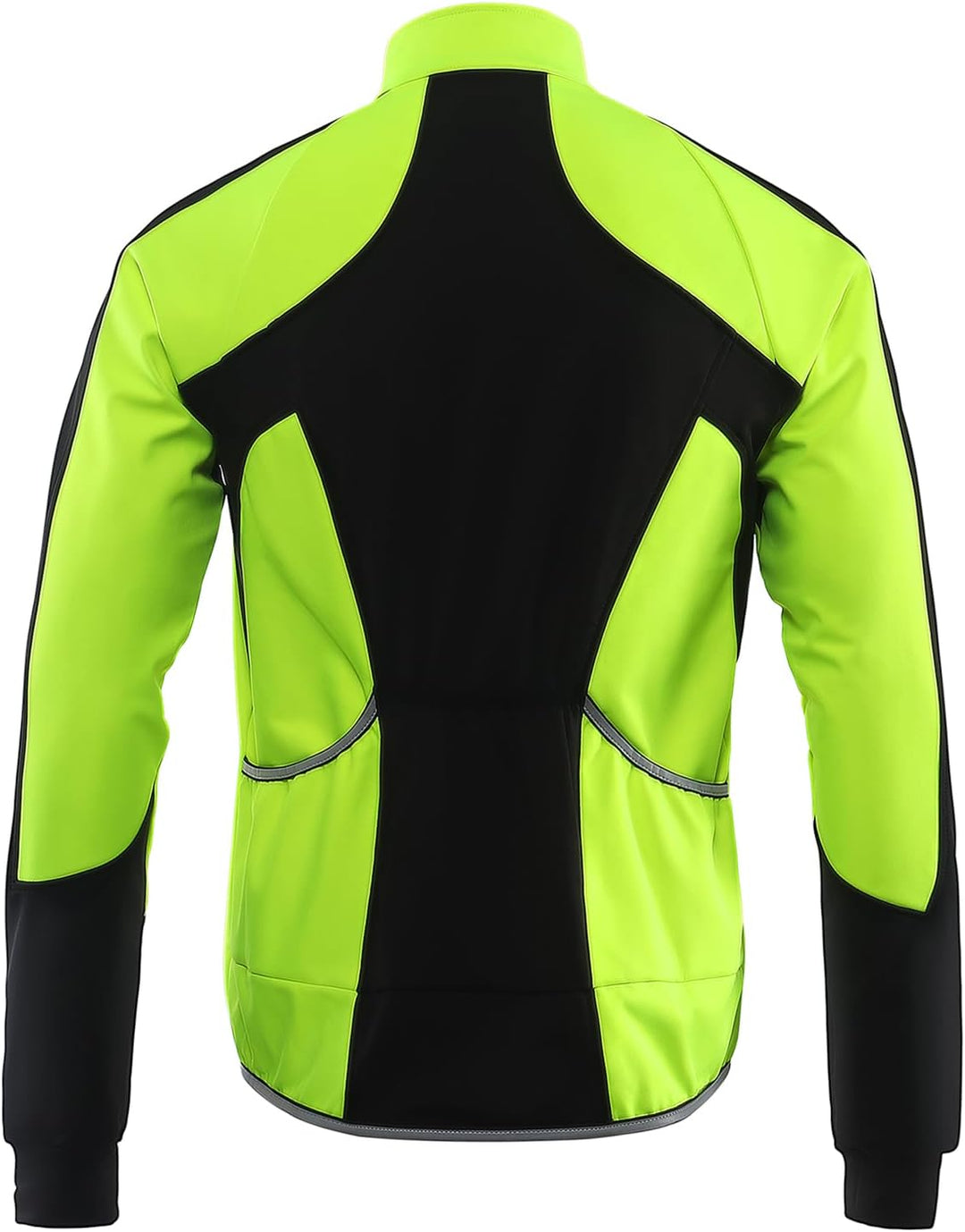 BERGRISAR Herren Fahrradjacke für Winter Fahrrad-Rennrad-Mtb Jacke Softshell Thermo Wasserdicht Radj