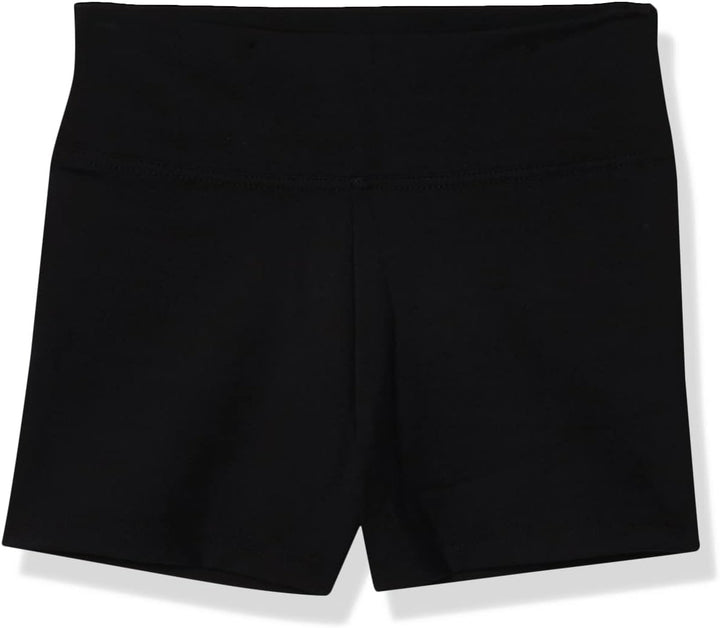 Capezio Big Girls' Team Basic High Waisted Short, Black, Large