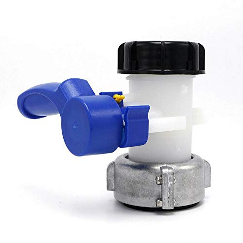 IBC Tote Tank Butterfly Ventil Ablaufadapter DN80 Innendurchmesser 62 mm IBC Tote Tank Ventil Schlau