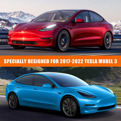 Autoabdeckung Wasserdicht für Tesla Model 3 2017–2022, Atmungsaktiv Vollgarage Abdeckplane für Regen